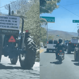 Protestan productores de maíz en Tlajomulco de Zúñiga