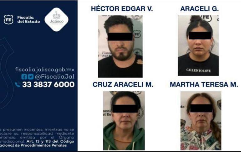 Se trata de Araceli ‘G’, ex pareja sentimental de la víctima, Héctor Edgar ‘V’, así como las hermanas Cruz Araceli ‘M’ y Martha Teresa ‘M’, quienes fueron acusadas de secuestro agravado. CORTESÍA