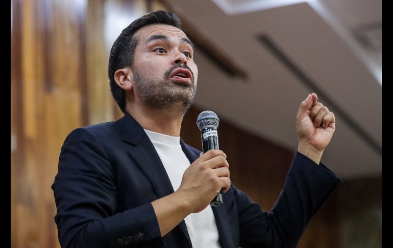 El candidato destacó el acuerdo alcanzado entre el rector de la UdeG y el gobernador para garantizar un presupuesto constitucional para la Universidad de Guadalajara. EL INFORMADOR / H. Figueroa