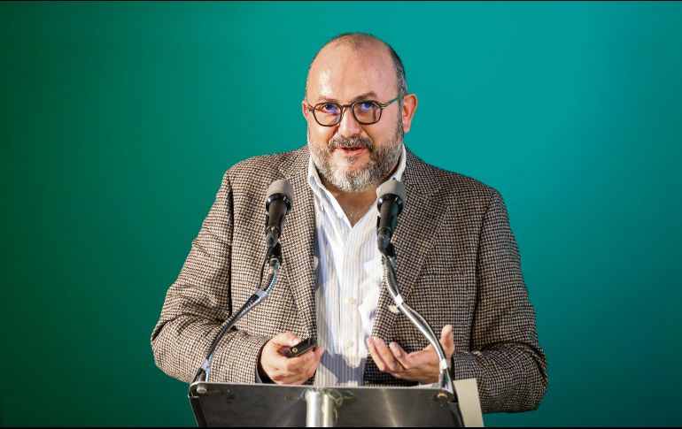 El rector de la UdeG, durante la presentación de los proyectos y apoyos a la industria fílmica del Estado. EL INFORMADOR/ H. Figueroa