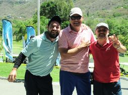 Ociel Tello, Marco Del Real y Juan Manuel Fernández. GENTE BIEN JALISCO/ Marifer Rached