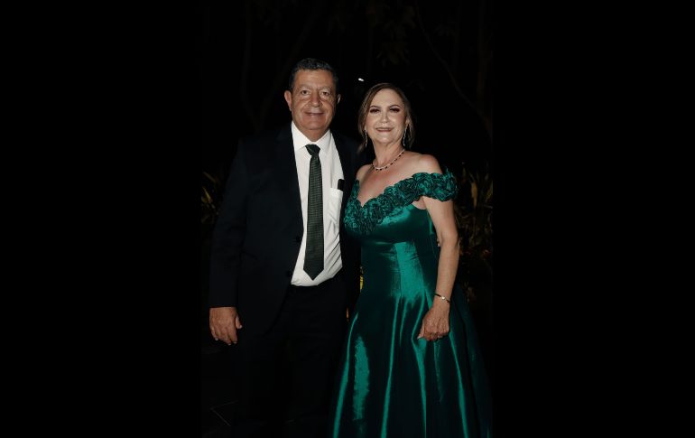 Gerardo Gutiérrez y Luz María Gallegos. GENTE BIEN JALISCO/ Claudio Jimeno