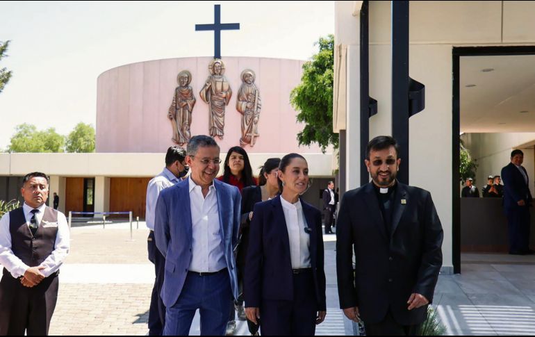 Sheinbaum presentó su proyecto ante líderes católicos. EL UNIVERSAL