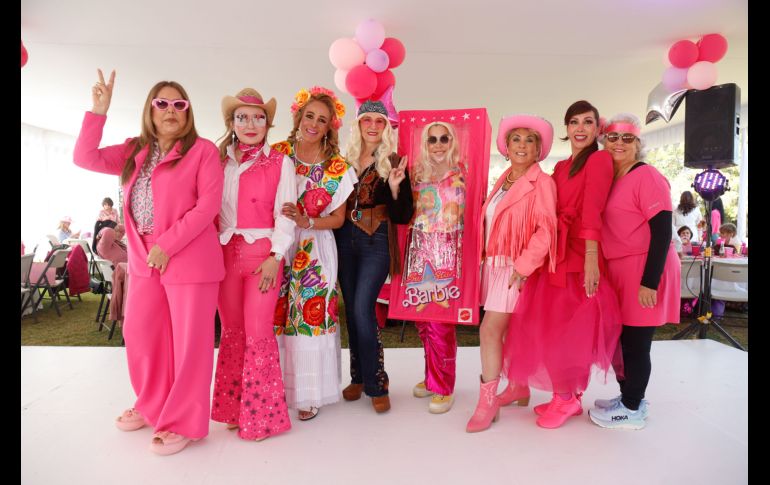 Meche Moreno, Yamel Gómez, Esther Parra, María Teresa Verduzco, Idolina De Pastor, Maribel Valenzuela y Georgina Velázquez. GENTE BIEN JALISCO/ Claudio Jimeno