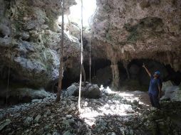 López Obrador admite daño a cenote en Yucatán durante su conferencia matutina de hoy. SUN/ARCHIVO