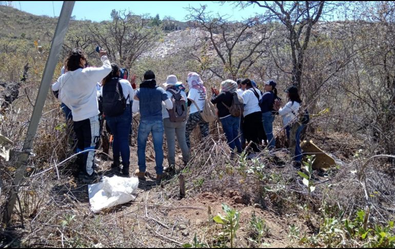 De acuerdo con lo denunciado por el colectivo Guerreros Buscadores, han sufrido acoso también por parte de grupos delincuenciales, pese a contar con medidas cautelares por parte de la Comisión Nacional de Derecho Humanos. ESPECIAL/ X/ @GuerrerosJalisc.