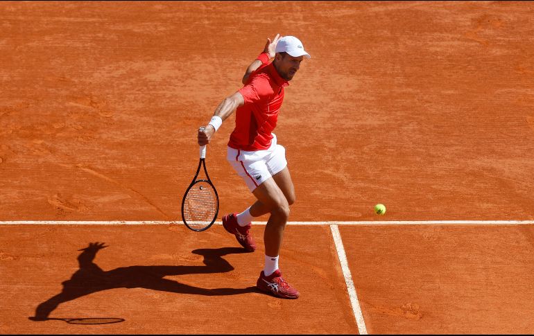 El número uno del mundo llegó a ser exigido en varios momentos de su enfrentamiento ante Alex de Minaur. EFE/S. Nogier