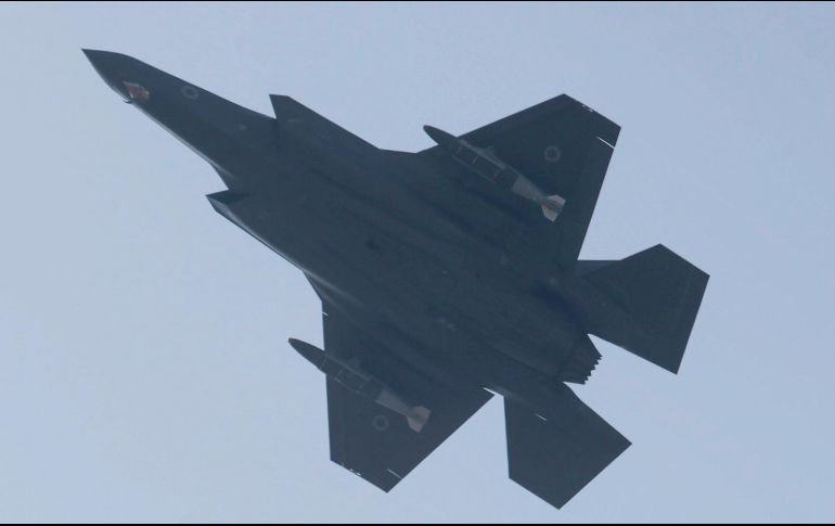 Aviones de combate israelíes F35 después de que Irán lanzara drones contra el país. EFE