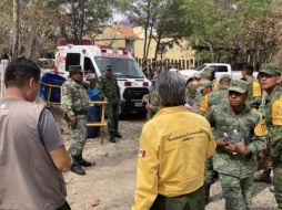 El incendio inició aproximadamente a las 21:00 horas de ayer, en un predio conocido como El 18. ESPECIAL / SEMADET