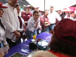 Claudia Delgadillo aseguró que visitará cada rincón de Jalisco, incluyendo los tianguis y mercados, donde se congregan comerciantes y familias. CORTESÍA.