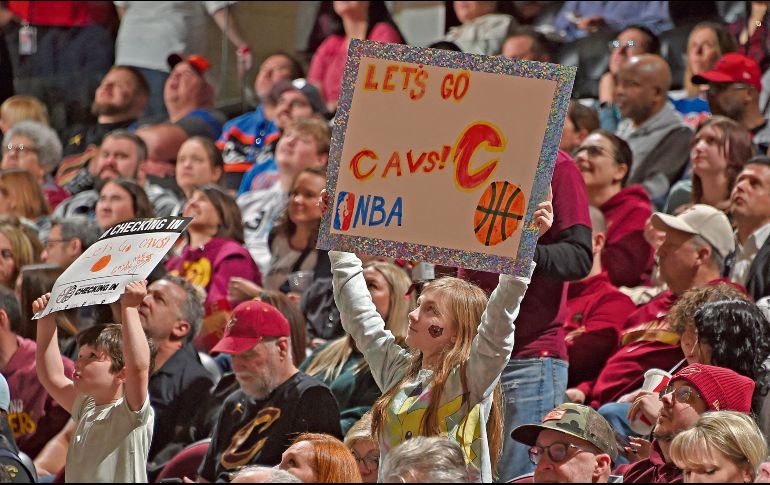Cleveland fue uno de los 10 equipos que tuvieron tribunas llenas en cada uno de sus partidos. AFP/D. Kyle
