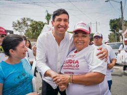 El aspirante a gobernar Zapopan estuvo en Los Cajetes. ESPECIAL