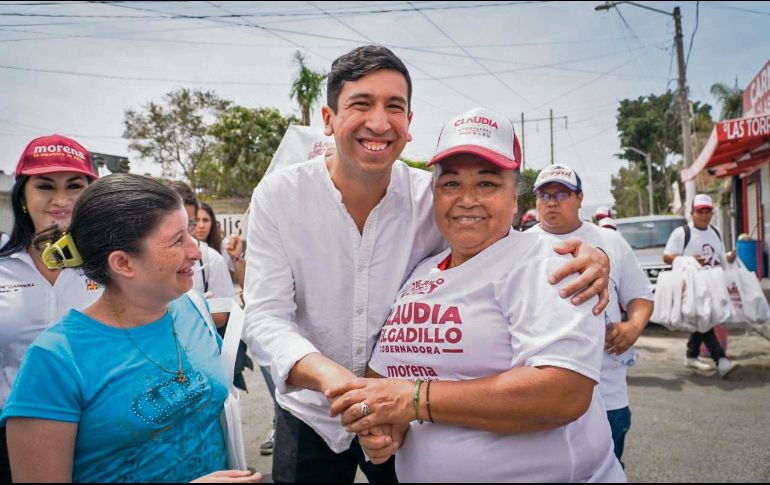 El aspirante a gobernar Zapopan estuvo en Los Cajetes. ESPECIAL