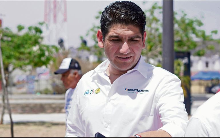 El candidato detalló la iniciativa de Mesas Vecinales Zapopan. ESPECIAL
