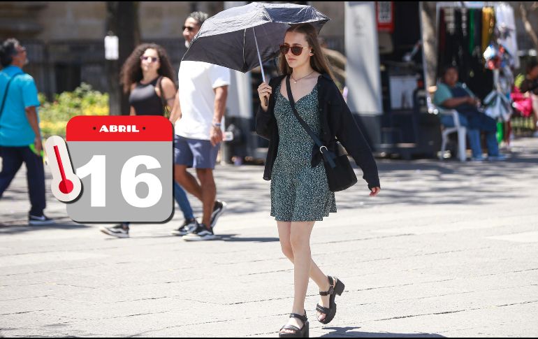 Tanto en Jalisco, como en el occidente de México, se sitúa un sistema anticiclónico favoreciendo cielo despejado, que a su vez, genera un aumento en las temperaturas y en la radiación ultravioleta. EL INFORMADOR / ARCHIVO