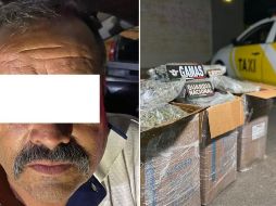 El taxista trató de escapar, pero lo interceptaron. ESPECIAL / COMISARÍA DE GUADALAJARA