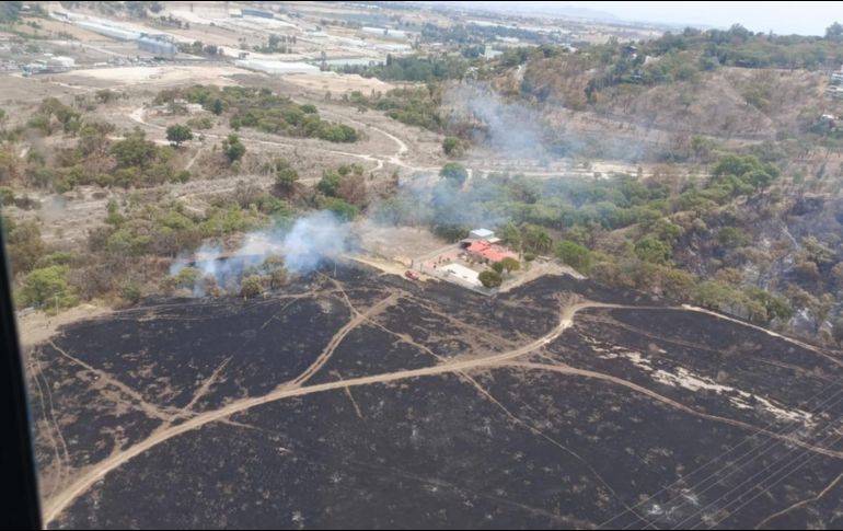 De acuerdo con datos de la CONAFOR, Jalisco es el estado con más incendios forestales en superficie con vegetación sensible al fuego, del 1 de enero al 11 de abril de ese año, con un total de 82 siniestros. CORTESÍA/ Protección Civil Zapopan.