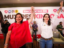 En las instalaciones de la Unión Ganadera de Jalisco en Tlaquepaque, Xóchitl Gálvez se comprometió a generar acciones a favor de ganaderos, agricultores y lecheros. EL INFORMADOR/ A. Navarro.