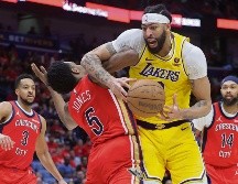 Anthony Davis fue uno de los grandes protagonistas de los angelinos. AFP/J. Bachman
