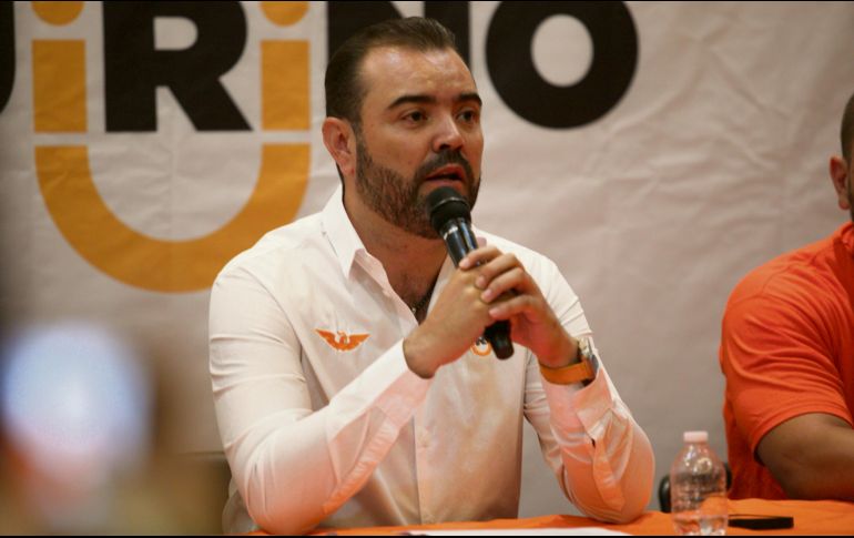 El candidato elogió  el “liderazgo” de los  exmorenistas. ESPECIAL