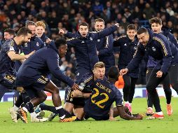 El Real Madrid se metió en las semifinales de la Liga de Campeones, donde se medirá al Bayern de Múnich. EFE/ A. VAUGHAN.