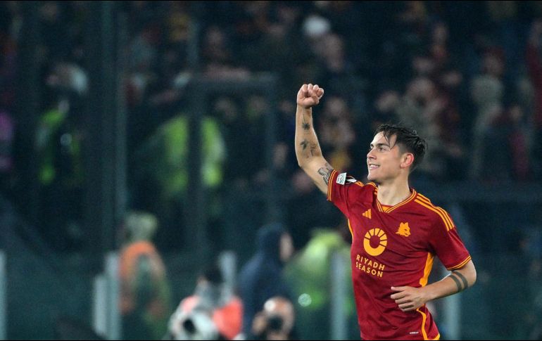 Paulo Dybala. La Roma ocupa actualmente la quinta posición en la Serie A. EFE/E. Ferrari