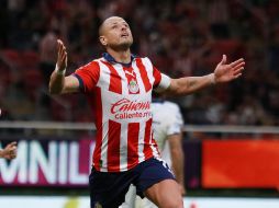 Apenas Javier Hernández Balcázar logró su primer gol en su segunda etapa como rojiblanco y ya acumula dos encuentros fuera. IMAGO7