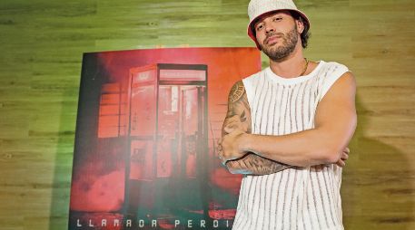 El cantante visitó Guadalajara para promocionar su disco “Llamada Perdida”. EL INFORMADOR/ H. Figueroa