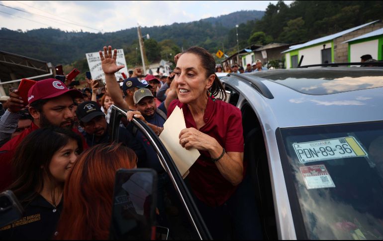 Durante su gira por el sur del país, la aspirante de Morena dijo estar preparada para el segundo debate presidencial. SUN/D. Simón