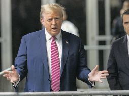 El magnate ha comparecido en la Corte neoyorquina en la última semana, alternando de esta manera su competencia política con el caso en curso. AFP