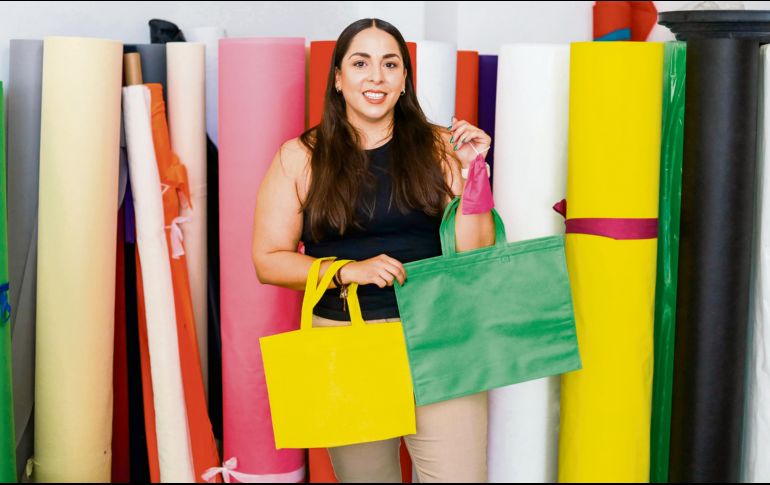 Empresa fabricante de bolsas ecológicas reutilizables, dirigida por Susana Ramírez Mayoral. ESPECIAL