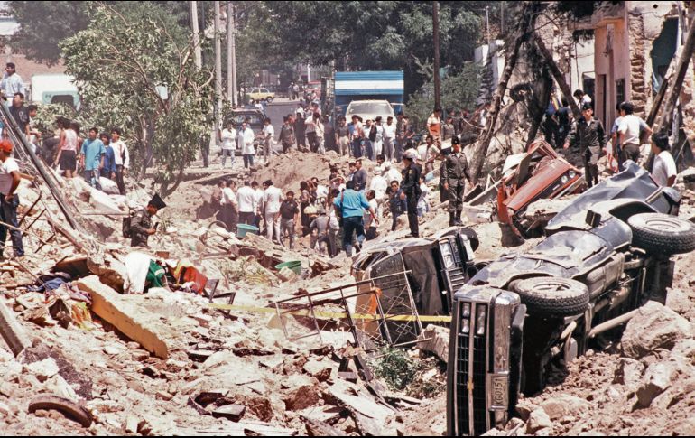 Los habitantes de la Calle Gante estuvieron entre los más afectados por las explosiones del 22 de abril de 1992. EL INFORMADOR