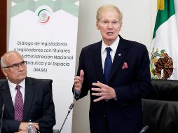 El titular de la NASA, Bill Nelson, aseguró este martes en el Senado que el mundo atraviesa por “una era dorada en la exploración espacial”. EFE/ Cámara De Senadores.