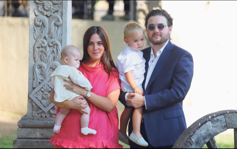 Nicolás Gallo Barba, Andrea Barba Torres, Cristóbal Gallo Barba y Alejandro Gallo García de Llano. GENTE BIEN JALISCO/ Claudio Jimeno