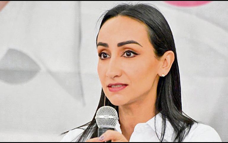 La diputada panista concluirá la LXIII Legislatura de Jalisco como representante del Poder Legislativo entre mayo y octubre de este año. ESPECIAL