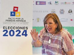 La Comisión de Quejas le pidió a Gálvez no utilizar el logo del INE en su campaña. EL UNIVERSAL
