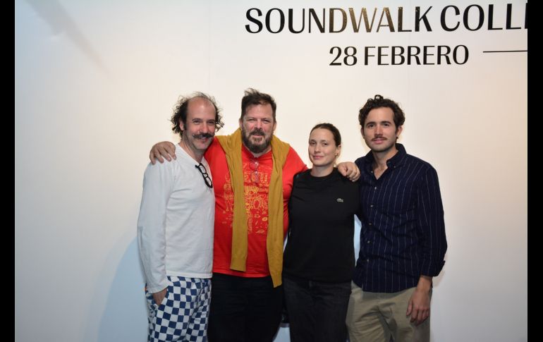 Javier Rodríguez, Cheto de la Rocha, Renata Petersen y Eduardo Becerra. GENTE BIEN JALISCO/ Marifer Rached