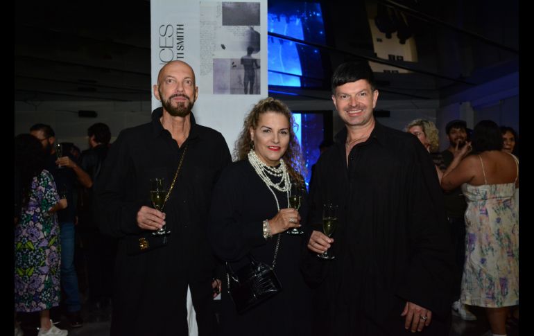 Jorge Lupercio, Gabriela Fernández y Sandro Cruz. GENTE BIEN JALISCO/ Marifer Rached