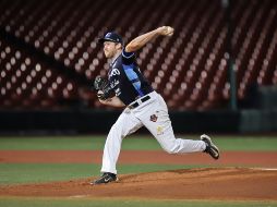 Kevin McGovern. El abridor de Jalisco cumplió con una aceptable salida de 5 entradas en las que permitió sólo dos carreras. X/charrosbeisbol