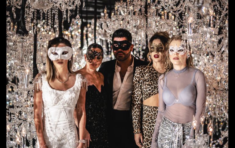 Michelle de Anda, Ximena García Salum, Henry León, Janette Cazares y María Laura Ochoa. CORTESÍA