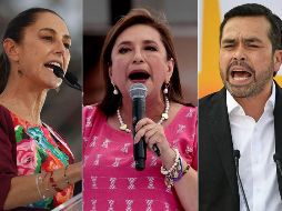 Claudia Sheinbaum, Xóchitl Gálvez y Jorge Álvarez Máynez debatirán en las inmediaciones de los Estudios Churubusco en la Ciudad de México.SUN / ARCHIVO