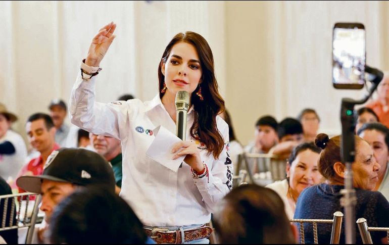 Gran parte de las propuestas de la diputada federal con licencia se enfocaron en el campo. ESPECIAL