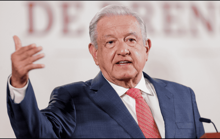 El Presidente Andrés Manuel López Obrador durante su conferencia matutina del 29 de abril. EFE/ Isaac Esquivel