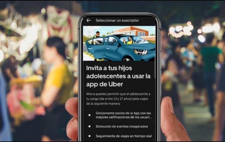A partir de esta semana Guadalajara contará con la nueva opción para familias en movimiento: Uber Teens. CORTESÍA/Uber