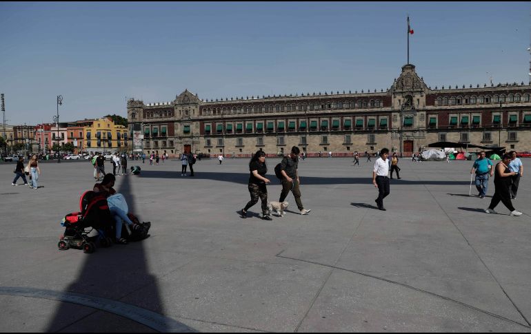 El plantón fue instalado el pasado 26 de abril. SUN/ARCHIVO