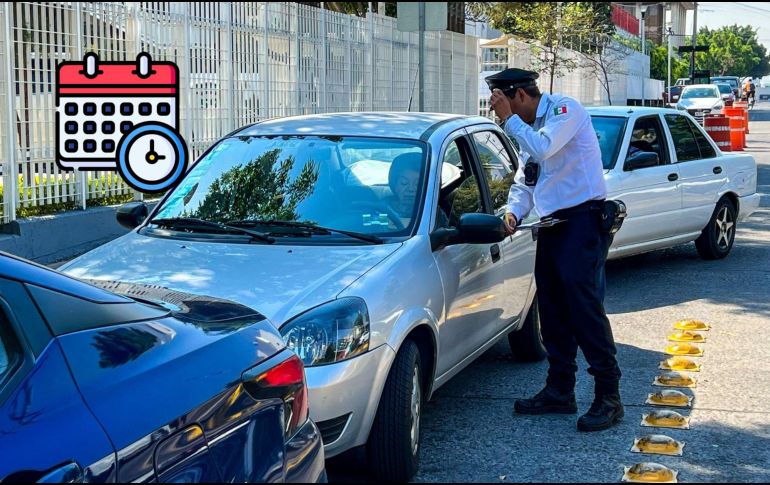 Estas son las placas que deberán realizar la Verificación Vehicular en este mes. EL INFORMADOR  / ARCHIVO