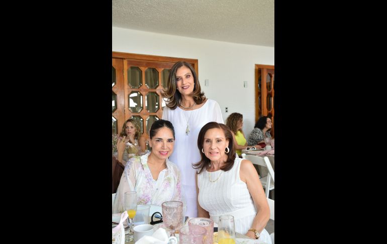 Laura del Río, Marisela Caro y Rosy Sahagún. GENTE BIEN JALISCO/ Marifer Rached