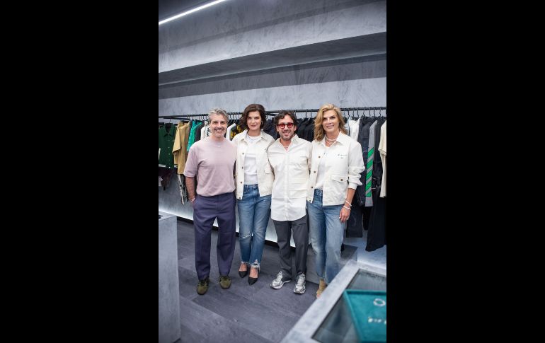 Ernesto Ibarra, Yaya Kosikova, Jos Sacre y Montserrat Oliver. GENTE BIEN JALISCO/ Servando Gómez