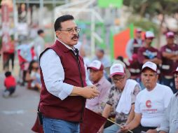 Lomelí estuvo acompañado por Güicha Ramírez, candidata a diputada local por el Distrito 10 por la Coalición. ESPECIAL