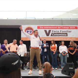 Día del Trabajo: Pablo Lemus se reúne con personal de la CTM